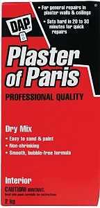 DAP 6011 Plaster of Paris, Powder, White, 2 kg Box