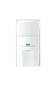 Eaton Wiring Devices OS306U-W-K Motion Sensor Switch, 120 V, 1 -Pole, Motion Sensor, 180 deg Sensing, White