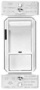 Eaton Cooper Wiring SUL06P-W-KB-L Slide Dimmer, 120 V, 300, 600 W, Fluorescent, Halogen, LED Lamp, 3-Way, White