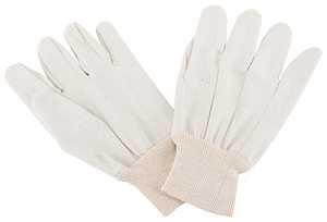 Diamondback GV-5221-3L Clute-Cut Work Gloves, One-Size, Straight Thumb, Knit Wrist Cuff, 70% Cotton 30% Polyester, 8 oz