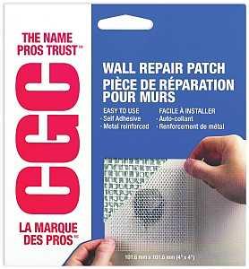 CGC 380441 Wall Repair Patch, 4 x 4 in Dimensions, White