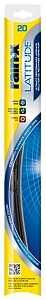 Rain-X Latitude 99820 Wiper Blade, Contoured Blade, 20 in L Blade, Metal/Rubber