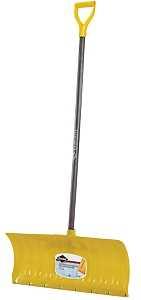 24" Poly W/Steel Blade Snow Pusher