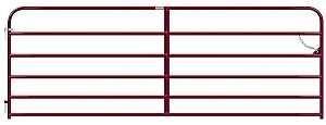 Behlen Country 40130081 Utility Gate, 96 in W Gate, 50 in H Gate, 20 ga Frame Tube/Channel, Red
