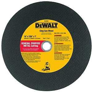 14" Metal Chop Saw Wheel Dewalt