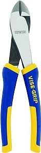 Irwin 2078308 Diagonal Cutting Plier, 8 in OAL, 1-1/8 in Jaw Opening, Blue/Yellow Handle, Cushion-Grip Handle