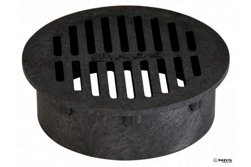 Catch Basin Grate Round 6" (Black)