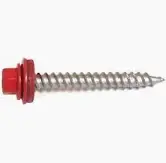 Metal Wood Screws 1-1/2 Brt. Red