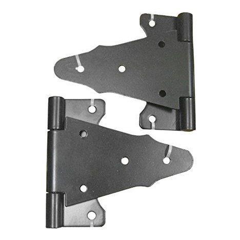 6" Black Tee Hinge