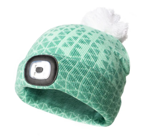HAT RECHRGBL LED BEANIE KIDS NIGHT OWL HIDE & SEEK WILD CHILD-9005 RACE YOU THERE-9012 PEPPERMINT-8992 INCOGNITO-9029 NIGHTSCOPE