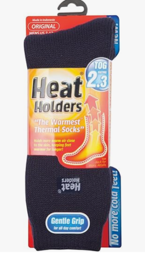 SOCKS THRML MNS ULTRALITE NVY STR HEAT HOLDERS