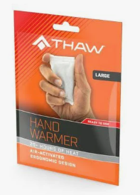 THAW HAND WARMER 1PK/LG DISPO