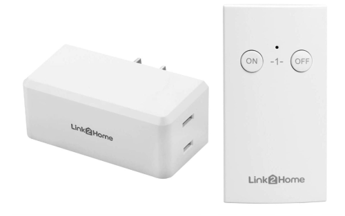 LINK2HOME REMOTE CONTROL POWER OUTLETS 1 EM-RF100W
