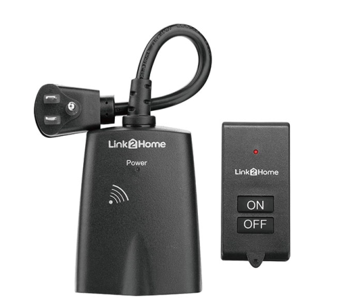 LINK2HOME OUTDOOR REMOTE CONTROL POWER OUTLETS 15AMP EM-OR650B