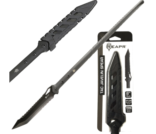 JAVELIN SERRATED SPEAR BLACK REAPR