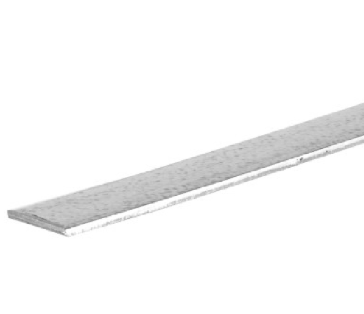 FLAT STEEL ZINC 1-1/4X4'