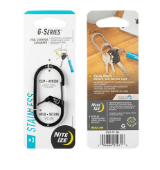 CARABINER G-SERIES STAINLESS NITE IZE