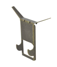 BRICK HANGER 30 LB STEEL ANT BRASS 2/PK