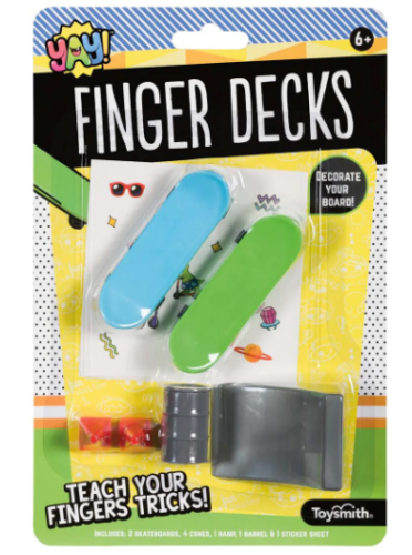 TOYSMITH MINI FINGER SKATEBOARD