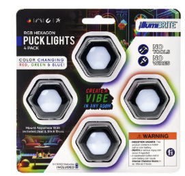 LITEZALL ILLUMIBRITE HEX PUCKS