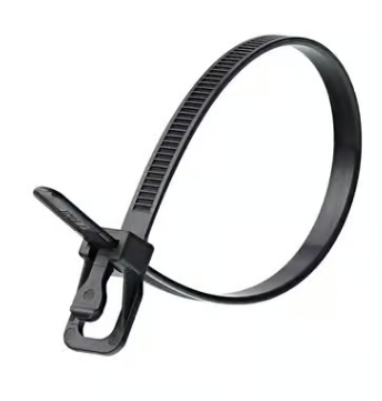 CABLE TIES RELEASABLE 6" 20PK BLK RETYZ
