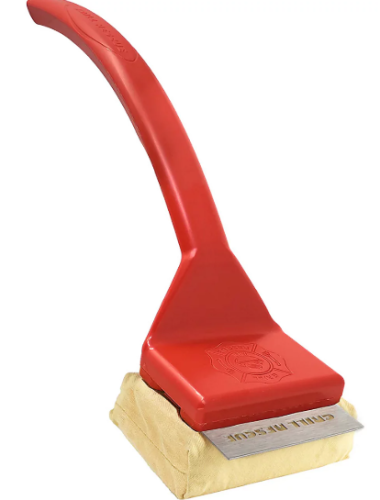 BRUSH GRILL STEAM W/SCRAPER