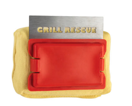 BRUSH GRILL REPLACEMENT HEAD W/SCRAPER GRILL RESCUE