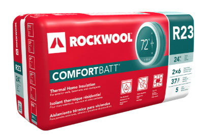 INSULATION ROCKWOOL (R23 15.25) 39.82SQFT COMFORTBATT RXCB551525