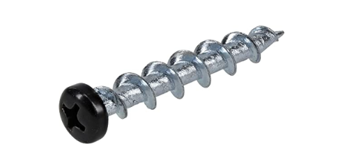 BOREFAST 1-1/2" BLACK PAN 6/PK
