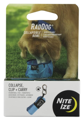 BOWL DOG RADDOG COLLAPSIBLE BLUE NITE IZE