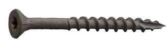 COMPOSITE DECK SCREW 9 X 2-1/2 GRAY 1#