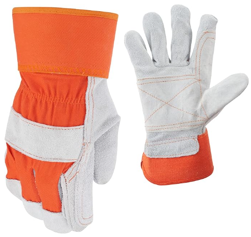 GLOVES LEATHER PALM AWP LRG