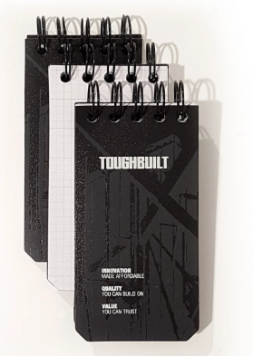 NOTEBOOK GRID SMALL 3PK. TOUGHBUILT