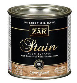 WOOD STAIN ZAR 508 CHAMPAGNE 1/2 PT