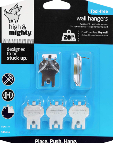 WALL HANGER ASST 20-60LB 13/PK HIGH & MIGHTY
