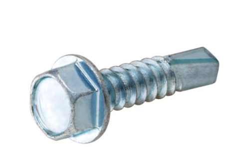SELF DRILL SCREW HWH WHITE 10 X 1