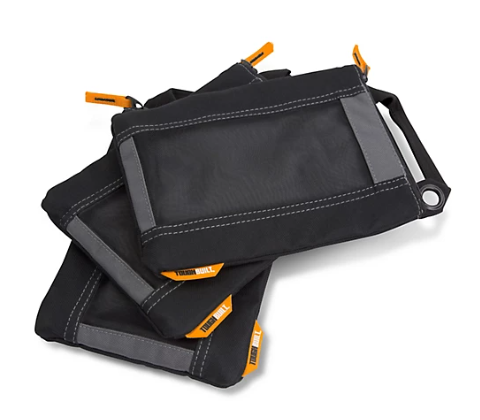 TOOL BAG FASTENER BAGS 3-PACK TB TOUGHBUILT