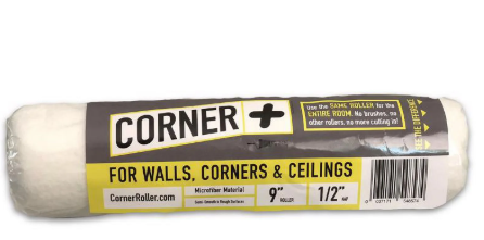 PAINT ROLLER COVER 1/2" MICROFBR CORNER+