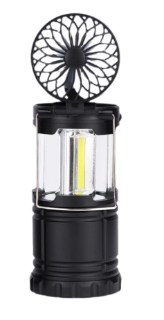 LANTERN LED + FLIP-UP FAN