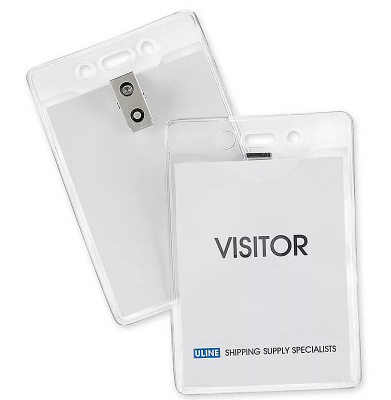 BADGE SLEEVE CLEAR 2/PK