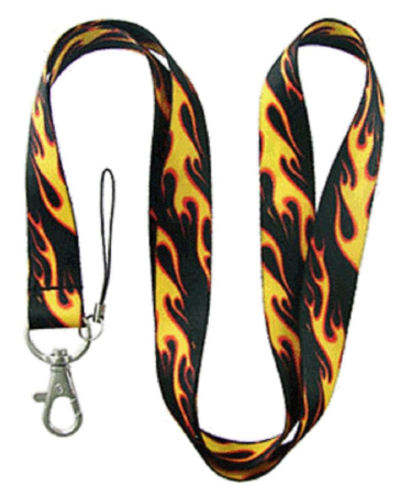FLAME LANYARD W/CLIP