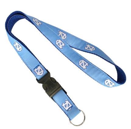 UNC TARHEELS LANYARD W/CLIP