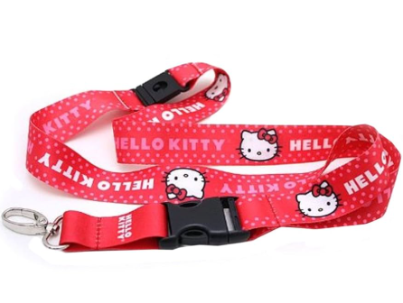 HELLO KITTY LANYARD W/CLIP