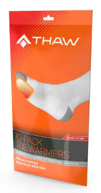 THAW TOE WARMERS 10PK DISPOSABLE