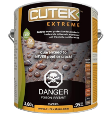 CUTEK EXTREME GALLON CLEAR WOOD PROTECT OIL