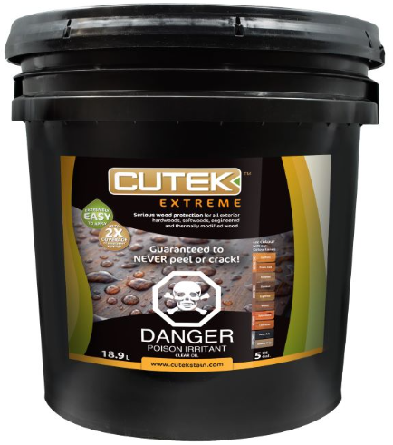 CUTEK EXTREME 5 GALLON CLEAR WOOD PROTECTION OIL