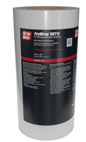 BUTYL TAPE WINDOW/DOOR 12"X75' GRIP-RITE PRIME SOURCE