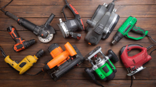 Assorted power tools