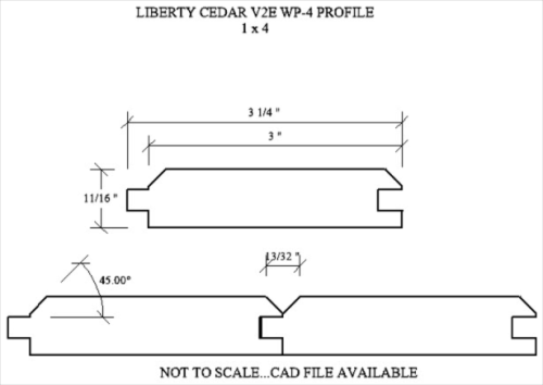 1X4 WRC CVG T&G S2S V2E/CM WP4 PATTERN