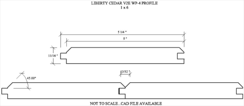 1x6 WRC CVG T&G S2S V2E/CM WP4 Pattern
